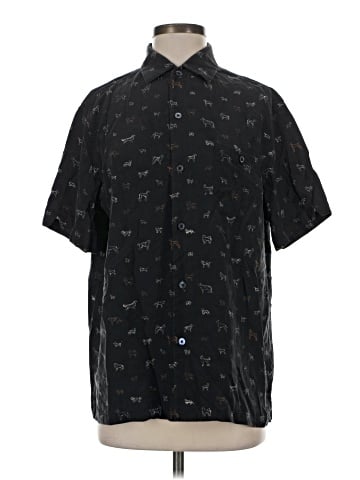 Tori Richard Short Sleeve Silk Top (view 1)