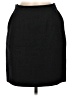 Casual Corner 100% Wool Solid Black Wool Skirt Size 6 - photo 1