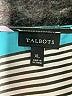 Talbots Stripes Teal Blue Sleeveless Blouse Size XL - photo 7
