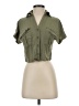 Moa Moa Green Short Sleeve Blouse Size S - photo 1