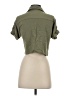 Moa Moa Green Short Sleeve Blouse Size S - photo 2