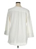Fred David 100% Polyester Ivory 3/4 Sleeve Blouse Size XL - photo 2