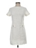 Bebop 100% Polyester Tweed Ivory Casual Dress Size XS - photo 1