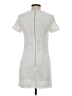 Bebop 100% Polyester Tweed Ivory Casual Dress Size XS - photo 2