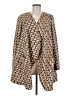 Etcetera Print Gold Wool Blazer Size 8 - photo 1