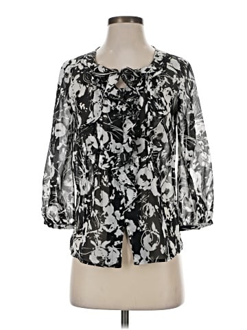 AK Anne Klein 3/4 Sleeve Blouse (view 1)