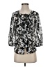AK Anne Klein Black 3/4 Sleeve Blouse Size S (petite) - photo 1
