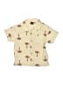 Volcom Tropical Tan Short Sleeve Button-Down Shirt Size 7 - photo 1