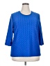 Betty Barclay Blue 3/4 Sleeve Top Size 18 - photo 1