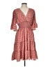 Max Studio 100% Polyester Hearts Red Casual Dress Size L - photo 1