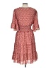 Max Studio 100% Polyester Hearts Red Casual Dress Size L - photo 2