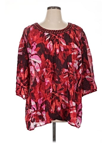 Catherines 3/4 Sleeve Blouse (view 1)