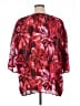 Catherines 100% Polyester Red 3/4 Sleeve Blouse Size 1X - photo 2