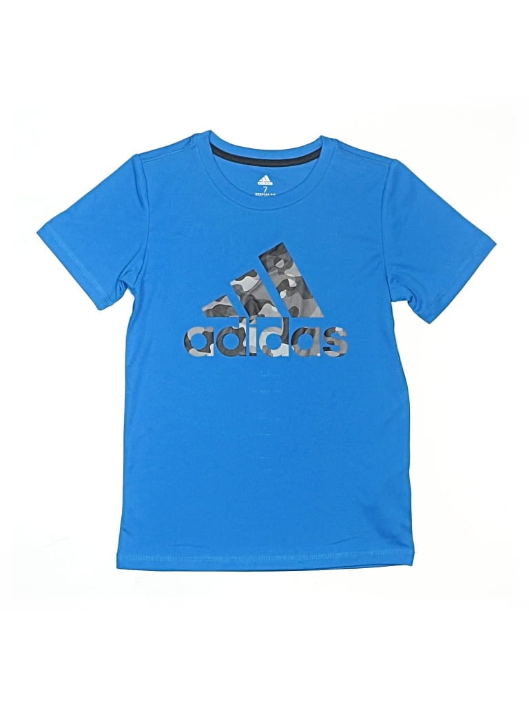 Pre-owned Adidas Originals Kids' Active T-shirt In Blue