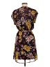 DR2 100% Polyester Paisley Brown Casual Dress Size L - photo 2