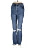 Express Hearts Blue Jeans Size 8R - photo 1