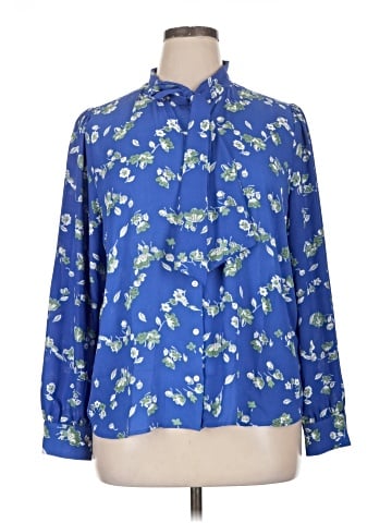 J.Crew Factory Store Long Sleeve Blouse (view 1)
