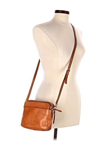 Fossil Leather Crossbody Bag (view 2)