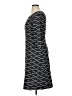ECI 100% Polyester Argyle Black Casual Dress Size 16 - photo 5