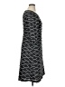 ECI 100% Polyester Argyle Black Casual Dress Size 16 - photo 4