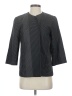 Eileen Fisher 100% Organic Cotton Houndstooth Gray Blazer Size S - photo 1