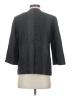 Eileen Fisher 100% Organic Cotton Houndstooth Gray Blazer Size S - photo 2