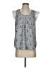 DR2 100% Polyester Teal Sleeveless Blouse Size S - photo 1