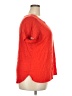 Tahari 100% Linen Red Short Sleeve Top Size 2X - photo 4