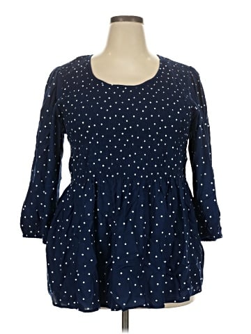 Croft & Barrow 3/4 Sleeve Blouse (view 1)