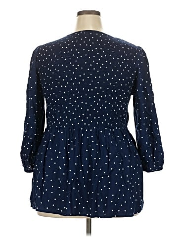 Croft & Barrow 3/4 Sleeve Blouse (view 2)