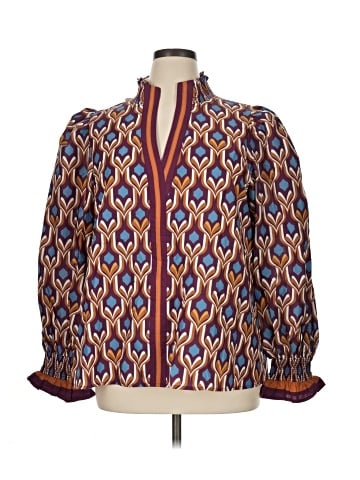 Entro 3/4 Sleeve Blouse (view 1)