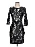B. Darlin Metallic Black Cocktail Dress Size 11 - 12 - photo 1