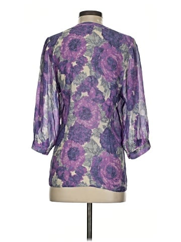 Joie 3/4 Sleeve Silk Top (view 2)