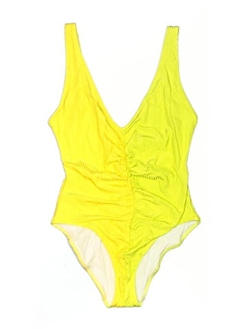 Solid & Striped One Piece Swimsuit (view 1)