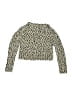 Old Navy Animal Print Gold Long Sleeve Top Size 5 - photo 2