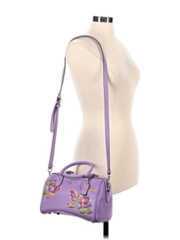 Coach Leather Satchel (view 2)