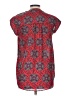 Olive and Oak 100% Polyester Red Short Sleeve Blouse Size L - photo 2