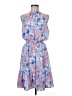 VERTICHE Paisley Blue Cocktail Dress Size M - photo 1