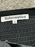 Reformation 100% Silk Solid Black Cocktail Dress Size 4 - photo 7