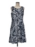 Perceptions Paisley Blue Casual Dress Size M - photo 1