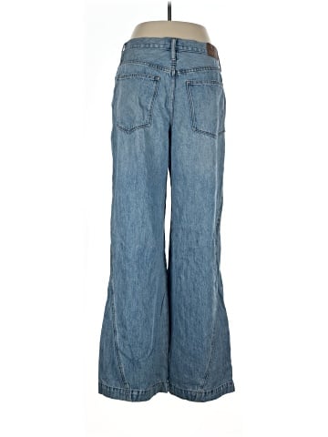 Madewell Superwide-Leg Jeans in Parson Wash: Inset Edition (view 2)