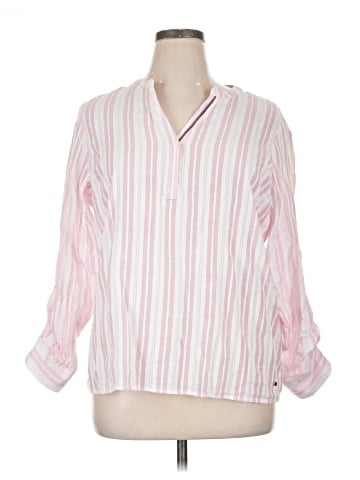 Tommy Hilfiger 3/4 Sleeve Button-Down Shirt (view 1)