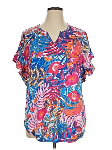 Ruby Rd. Short Sleeve Blouse (view 1)
