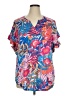 Ruby Rd. Blue Short Sleeve Blouse Size 1X - photo 1