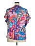 Ruby Rd. Blue Short Sleeve Blouse Size 1X - photo 2