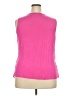 East Adeline Pink Sleeveless Blouse Size 2X - photo 2