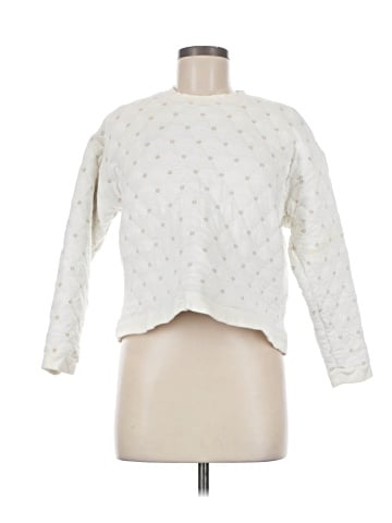 Madewell Quilted Swing Sweatshirt (view 1)