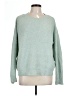 Vero Moda Solid Green Pullover Sweater Size L - photo 1