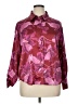Bailey 44 100% Polyester Floral Burgundy Long Sleeve Blouse Size XL - photo 1