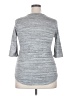 Chocolate Gray 3/4 Sleeve Top Size M - photo 2